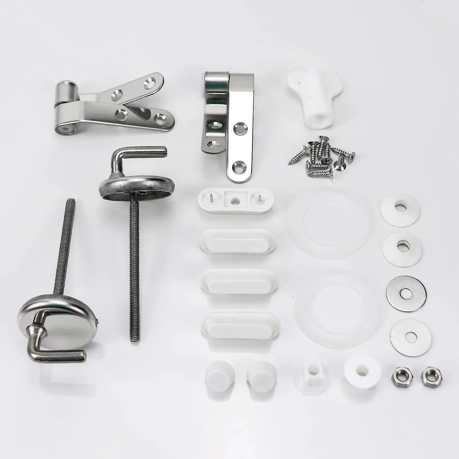 Fanmitrk Toilet Seat Hinge BXG01-Stainless Steel 1