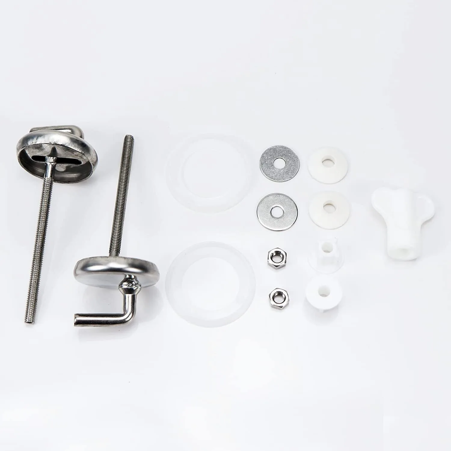 Accesorios para asientos de inodoro Fanmitrk: reemplazos de bisagras de acero inoxidable 1