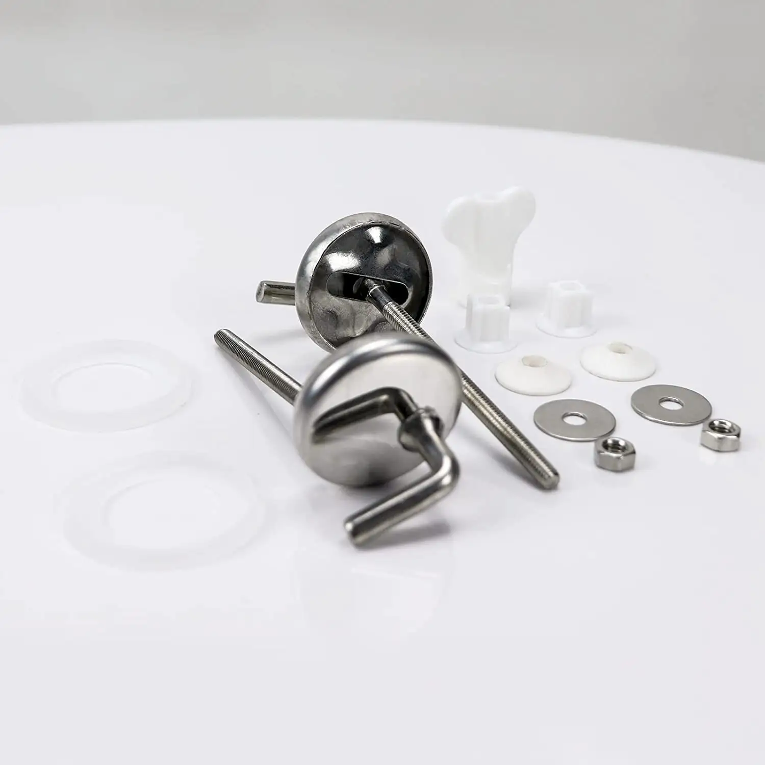Duroplast Toilet Seat Hinges by Fanmitrk 5