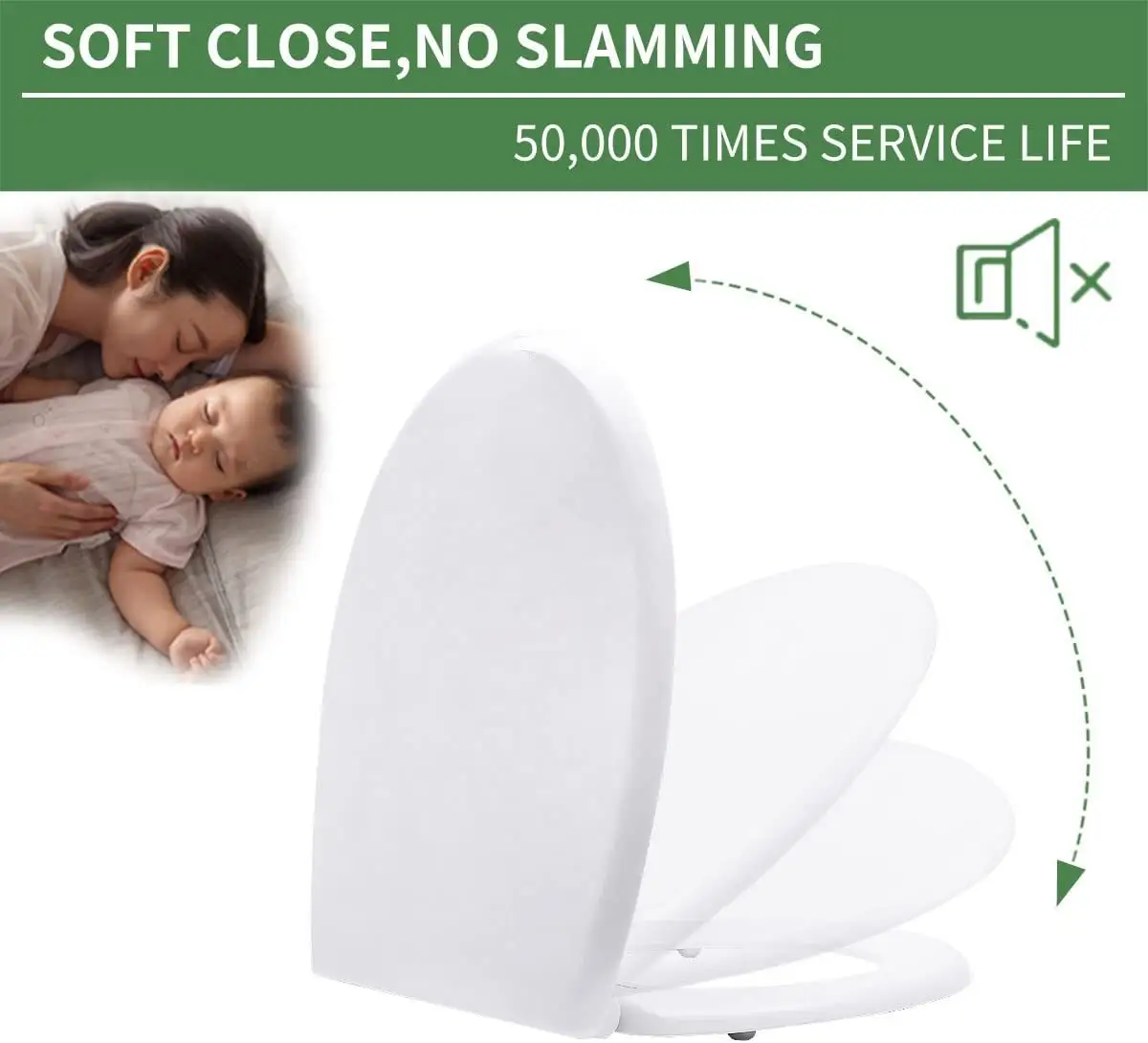 U Shaped Toilet Seat by Fanmitrk 3