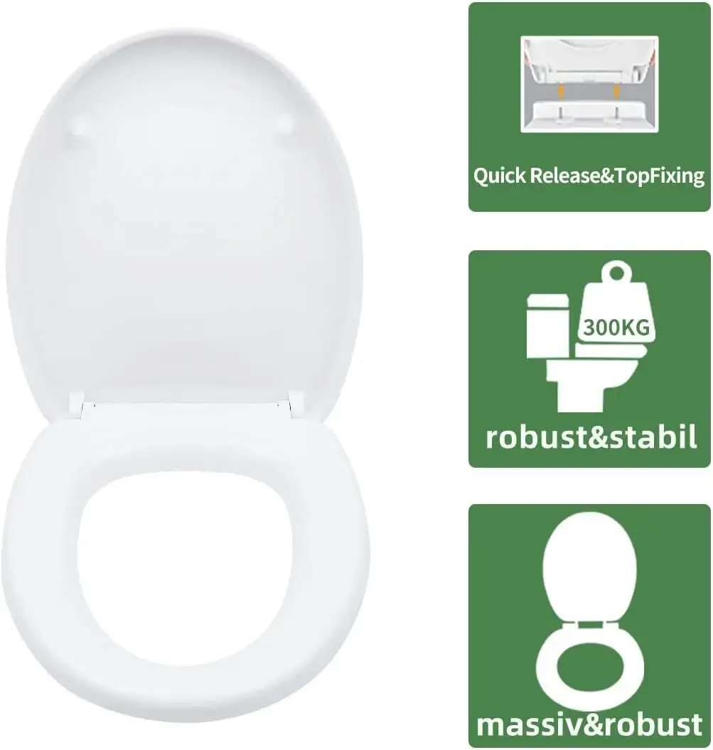 U Shaped Toilet Seat by Fanmitrk 4
