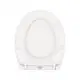 U Shaped Toilet Seat with Lid - - Fanmitrk 3