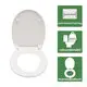 U Shaped Toilet Seat with Lid - - Fanmitrk 5