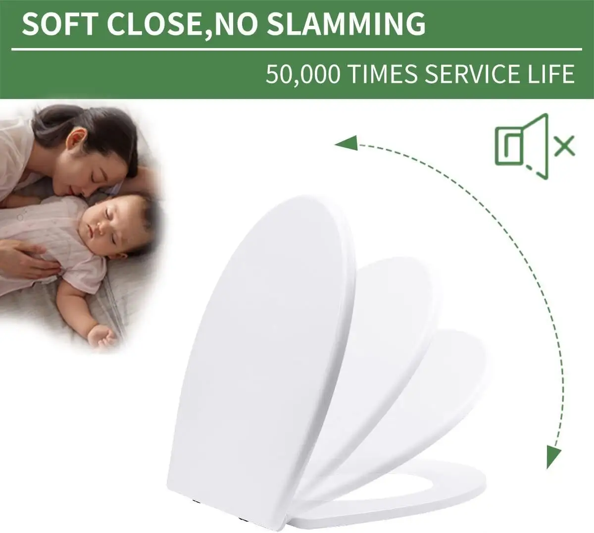 Public Toilet Seat U Shaped - - Fanmitrk 4