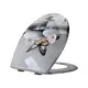 Duroplast White Toilet Seat - - Fanmitrk 2