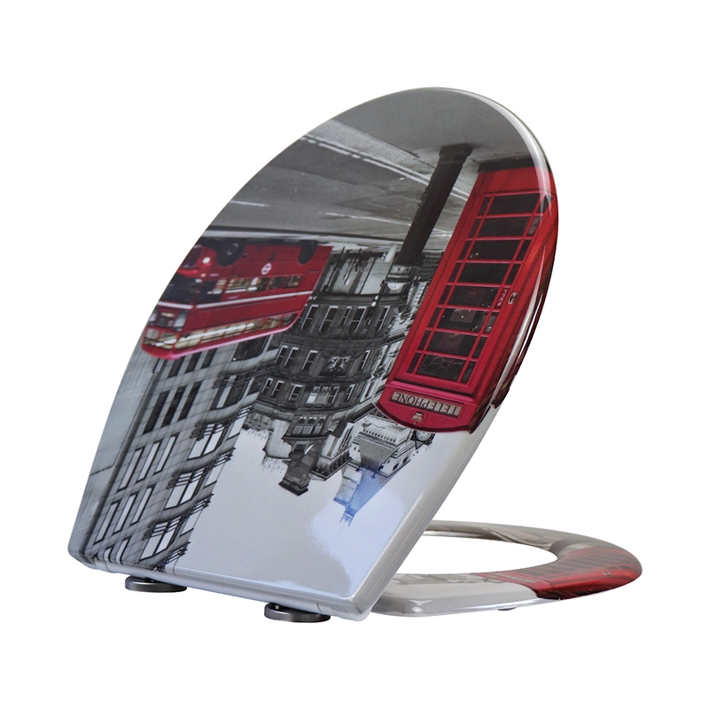 Fanmitrk Asiento de inodoro Duroplast 819-34 Calle de liberación rápida 1