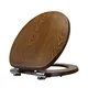Solid Mahogany Toilet Seat by Fanmitrk 3