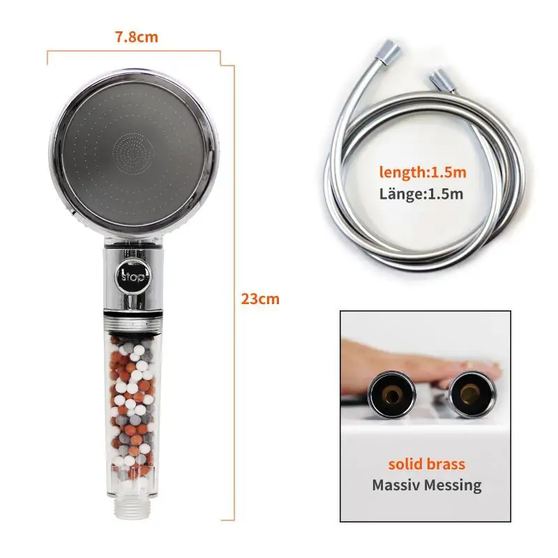 Shower Head Filter with Beads by Fanmitrk 9