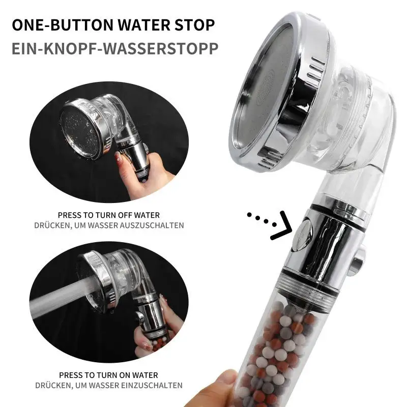 Shower Head Filter with Beads by Fanmitrk 3