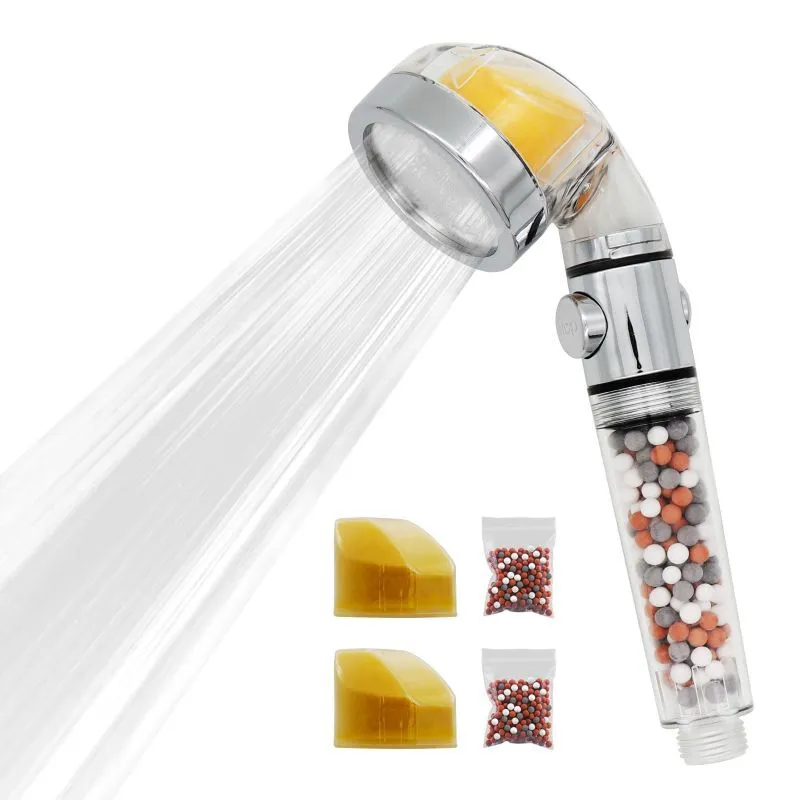 Fanmitrk Cabeça de chuveiro com vitamina C, amaciante de água dura universal 1