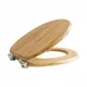 Solid Beech Toilet Seat - - Fanmitrk 2