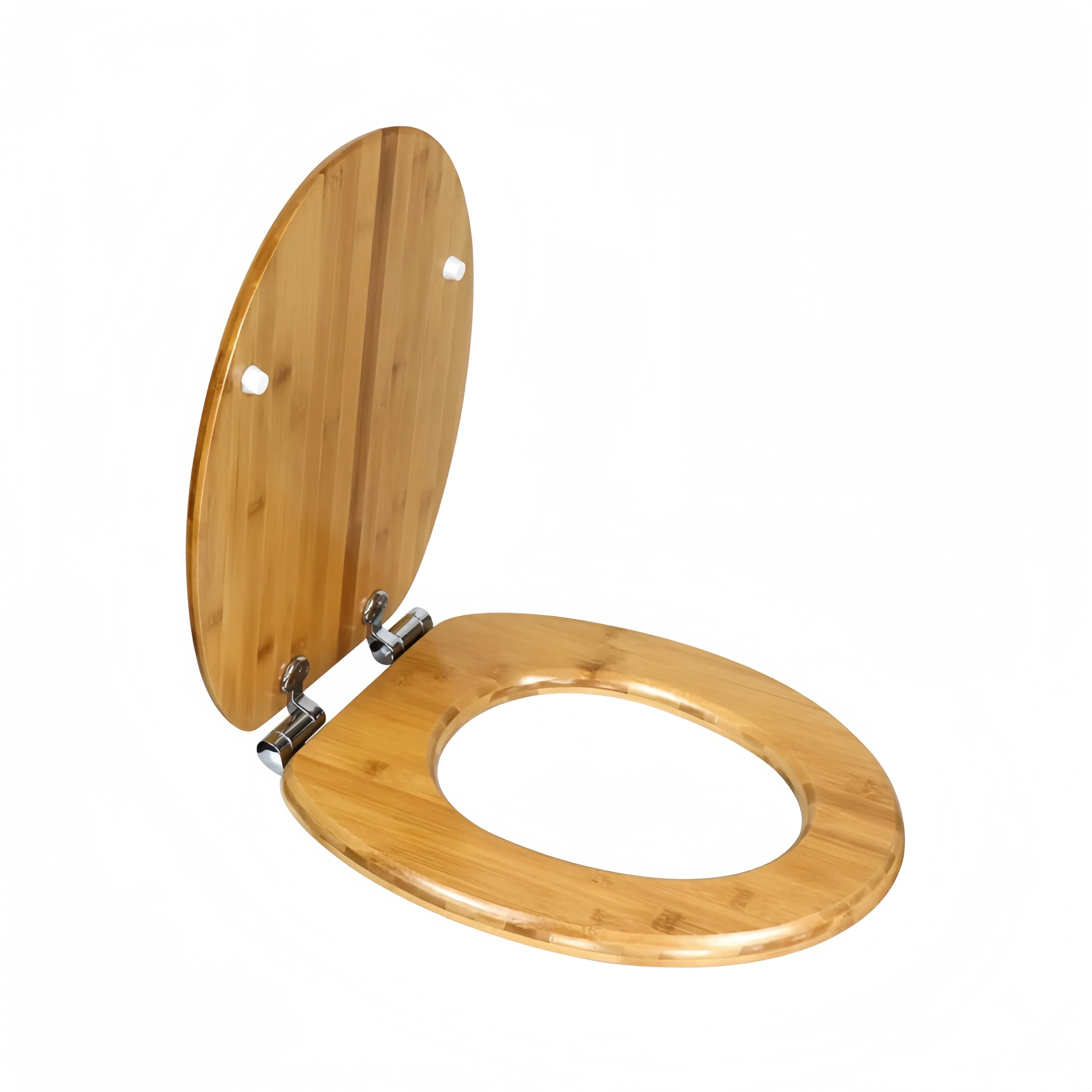 Solid Beech Toilet Seat - - Fanmitrk 5