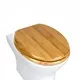 Solid Beech Toilet Seat - - Fanmitrk 4