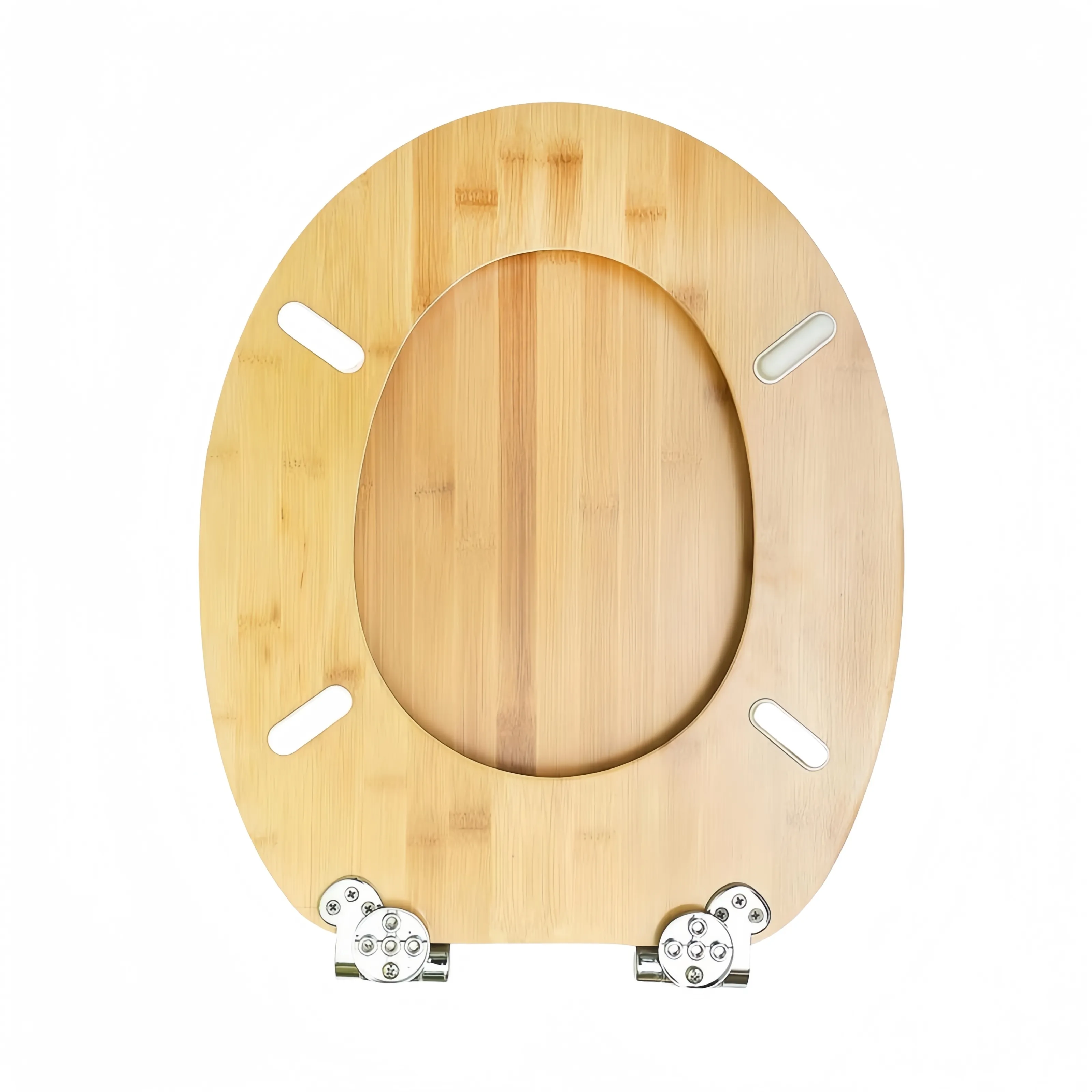 Solid Beech Toilet Seat - - Fanmitrk 3