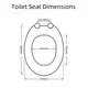Best Solid Wood Toilet Seat by Fanmitrk 6
