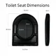 Duroplast Toilet Seat Instructions by Fanmitrk 5