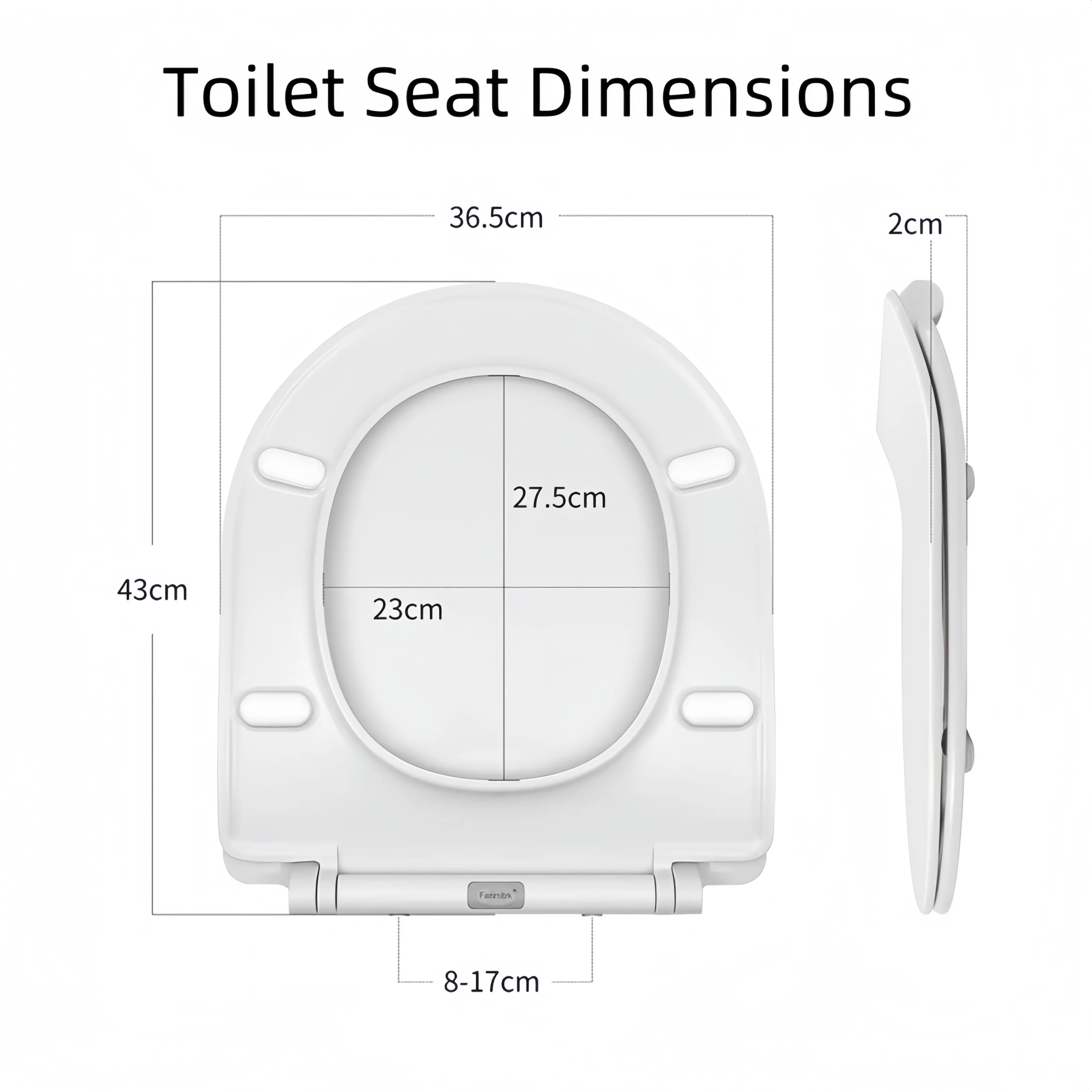 U Shape Family Toilet Seat by Fanmitrk 7