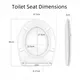 Public Toilet Seat U Shaped - - Fanmitrk 7