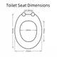Weißer MDF -Toilettensitz von Fanmitrk 7