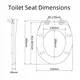 Duroplast Slow Close Toilet Seat - - Fanmitrk-1 7