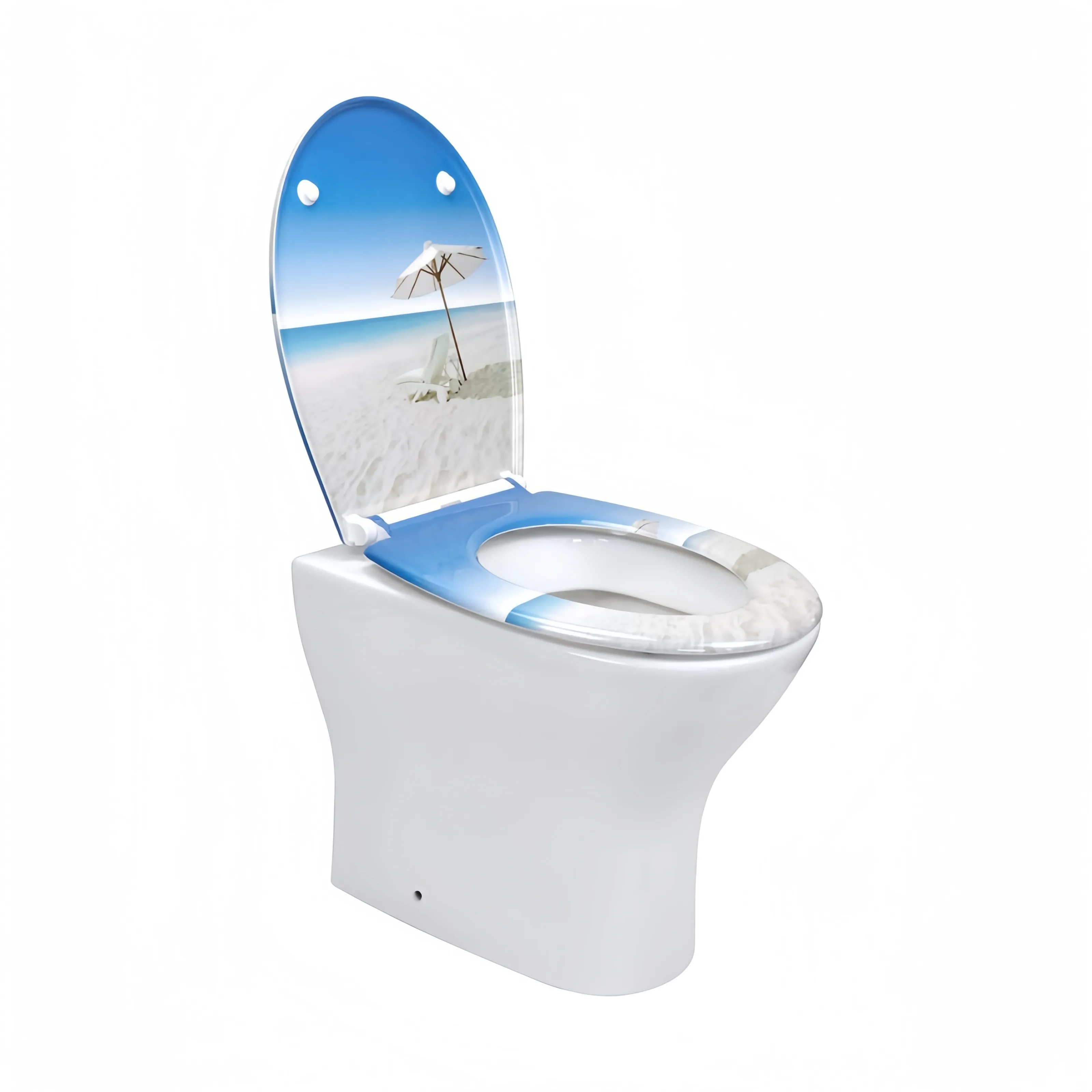 Duroplast White Toilet Seat by Fanmitrk-1 4