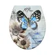 D Shaped Patterned Toilet Seat - - Fanmitrk 2