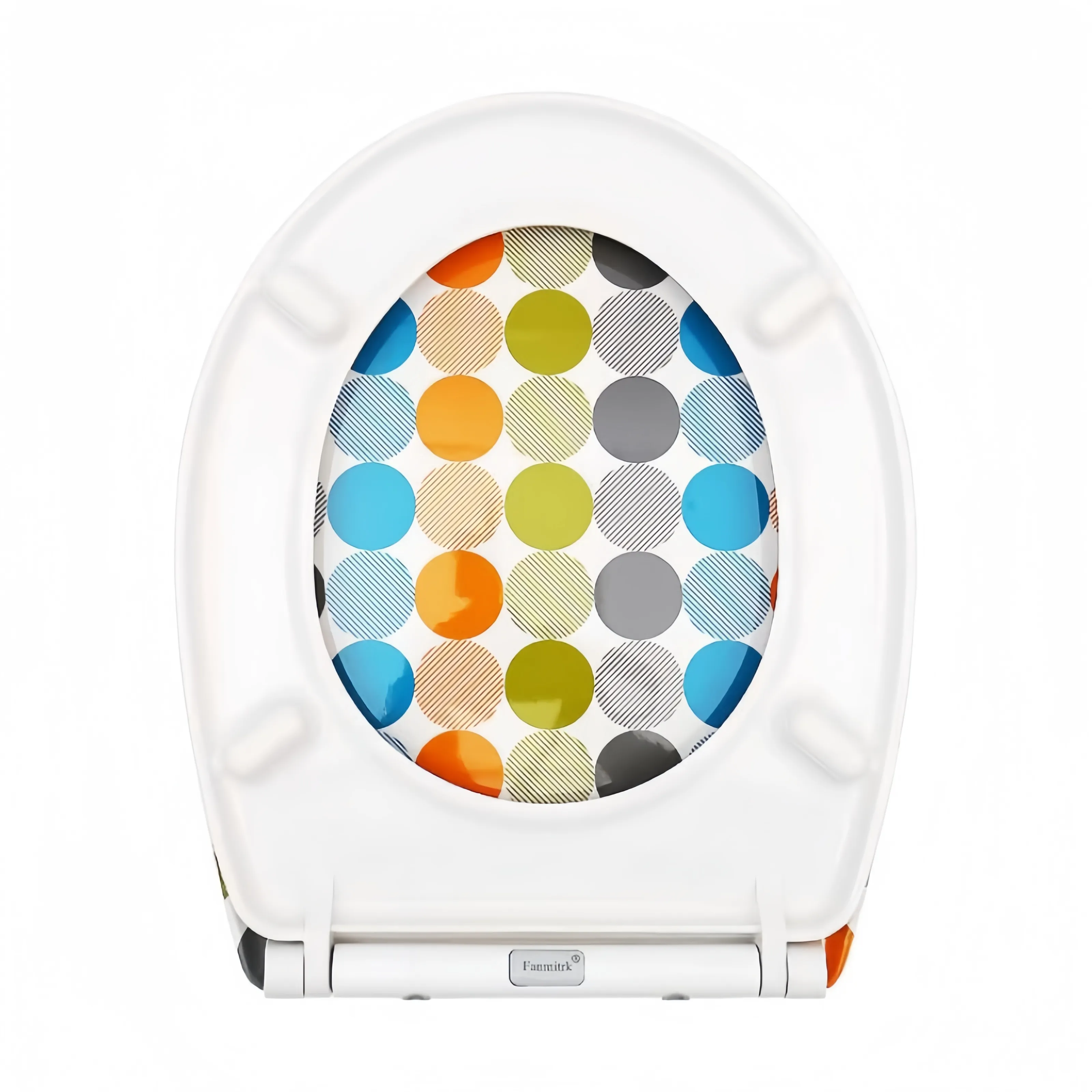 Patterned Toilet Seat - - Fanmitrk-2 5