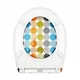Patterned Toilet Seat - - Fanmitrk-2 5