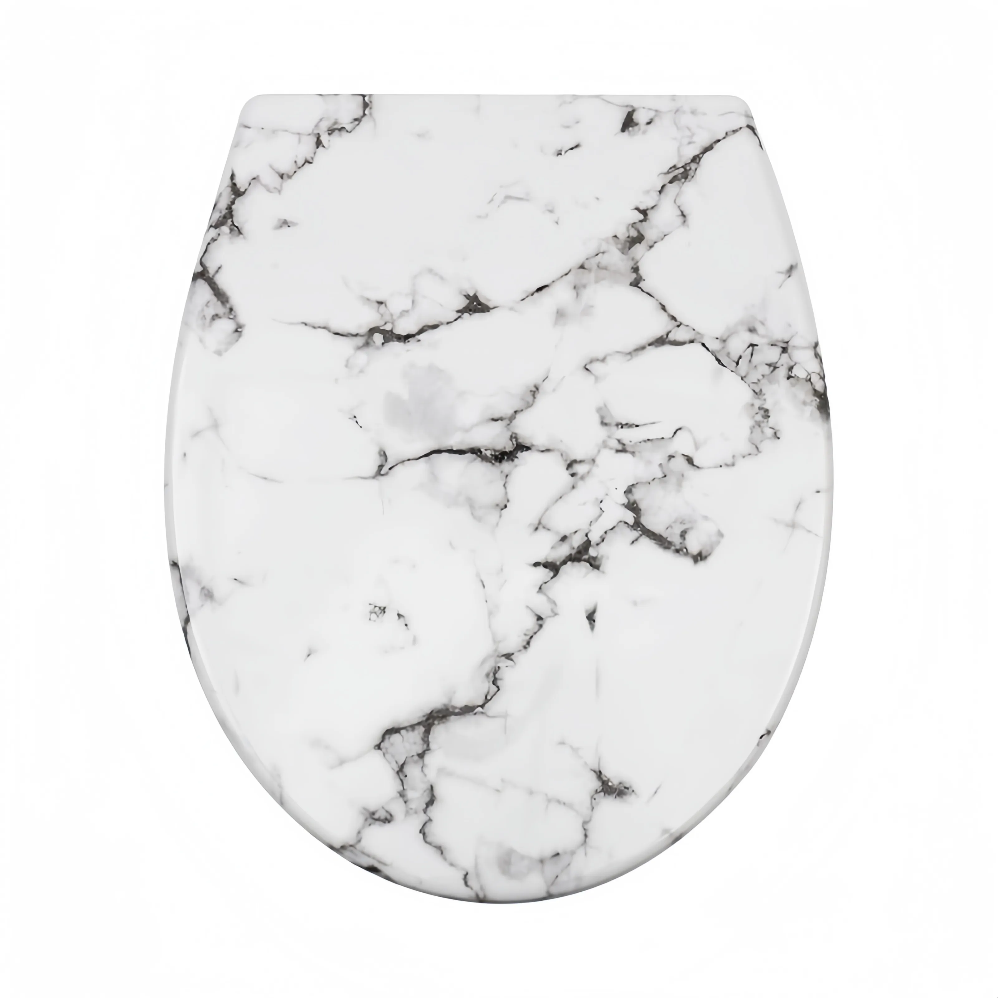 Patterned Soft Close Toilet Seat - - Fanmitrk 2