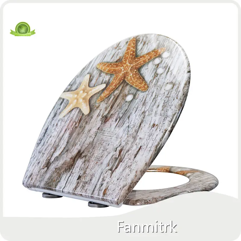 Asiento de inodoro blanco de duroplast de Fanmitrk 1