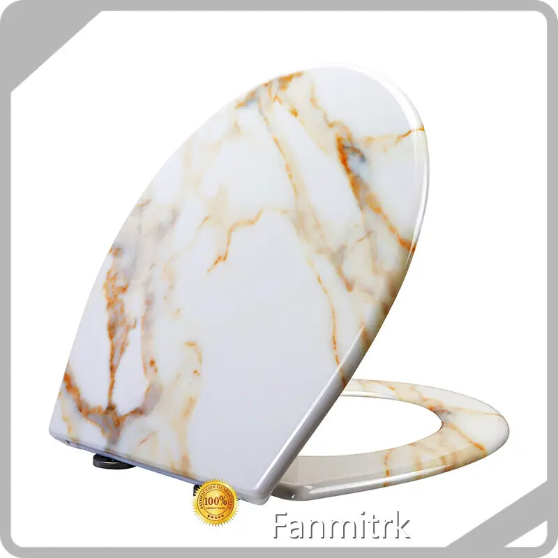 Grey Patterned Toilet Seat - - Fanmitrk-1 1