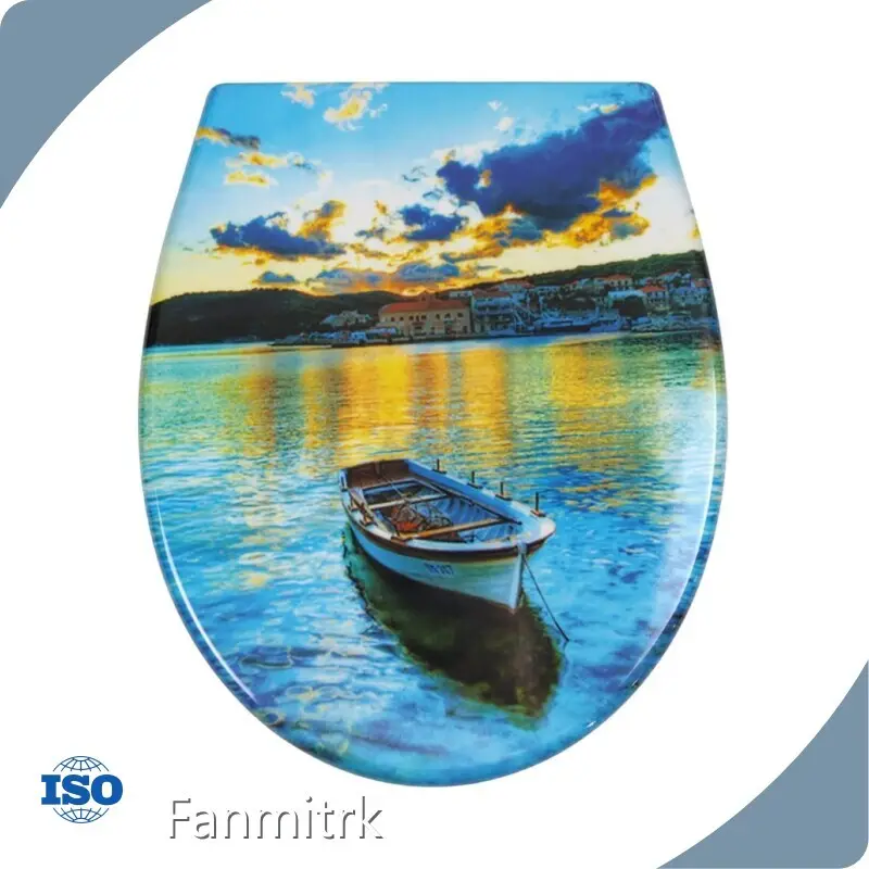 Duroplast Toilet Seat White by Fanmitrk 1