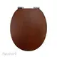 Solid Wood Toilet Seat Brass Hinges by Fanmitrk 1