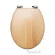 Bamboo Elongated Toilet Seat - - Fanmitrk 1