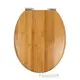Solid Beech Toilet Seat - - Fanmitrk 1