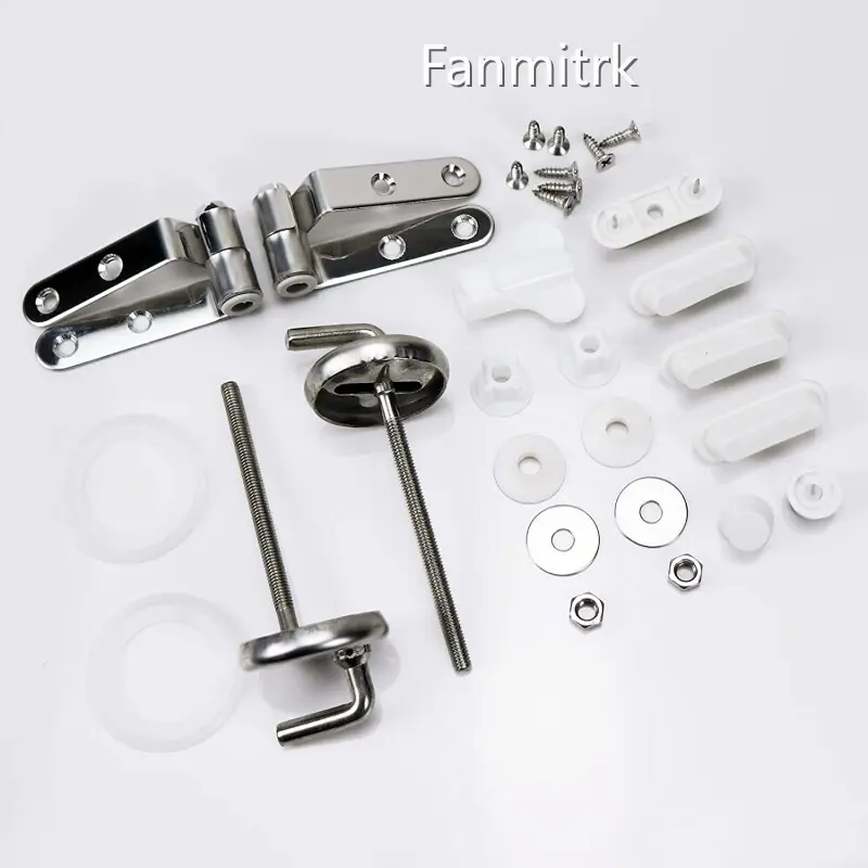 D Shaped Toilet Seat Soft Close Quick Release - - Fanmitrk 1