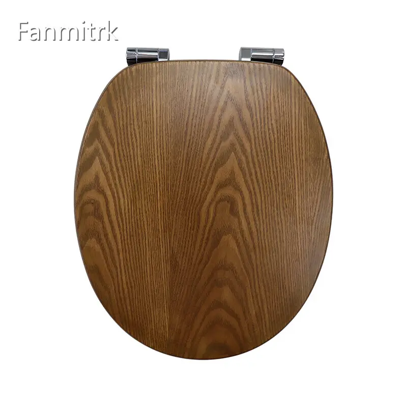 Solid Mahogany Toilet Seat by Fanmitrk 1