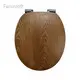Solid Mahogany Toilet Seat by Fanmitrk 1