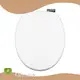 White Mdf Soft Close Toilet Seat - - Fanmitrk-2 1