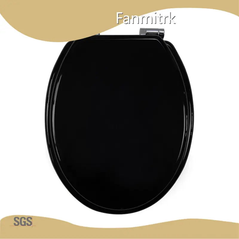 White Mdf Soft Close Toilet Seat - - Fanmitrk-3 1