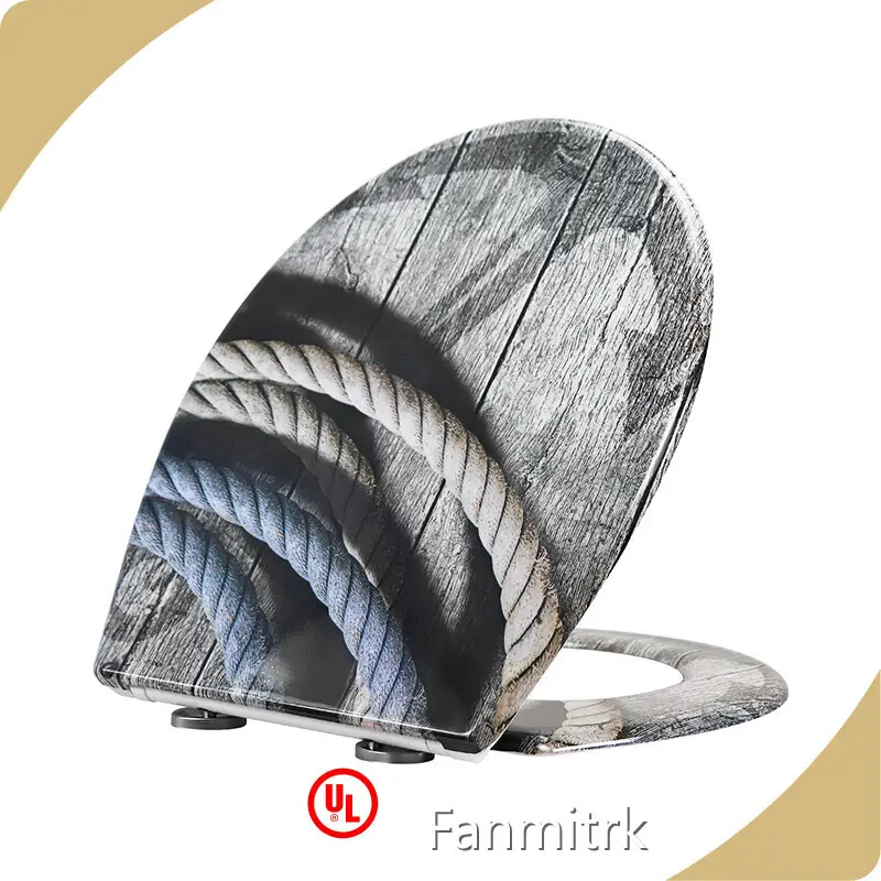 D Shaped Patterned Toilet Seat by Fanmitrk-2 1