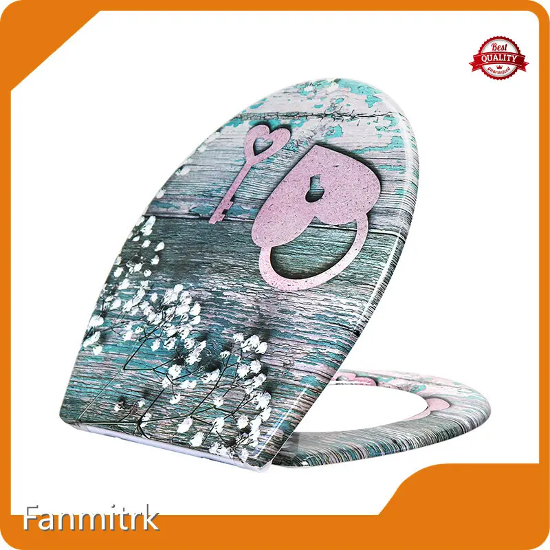 D Shaped Patterned Toilet Seat Wholesale - Fanmitrk-1 1