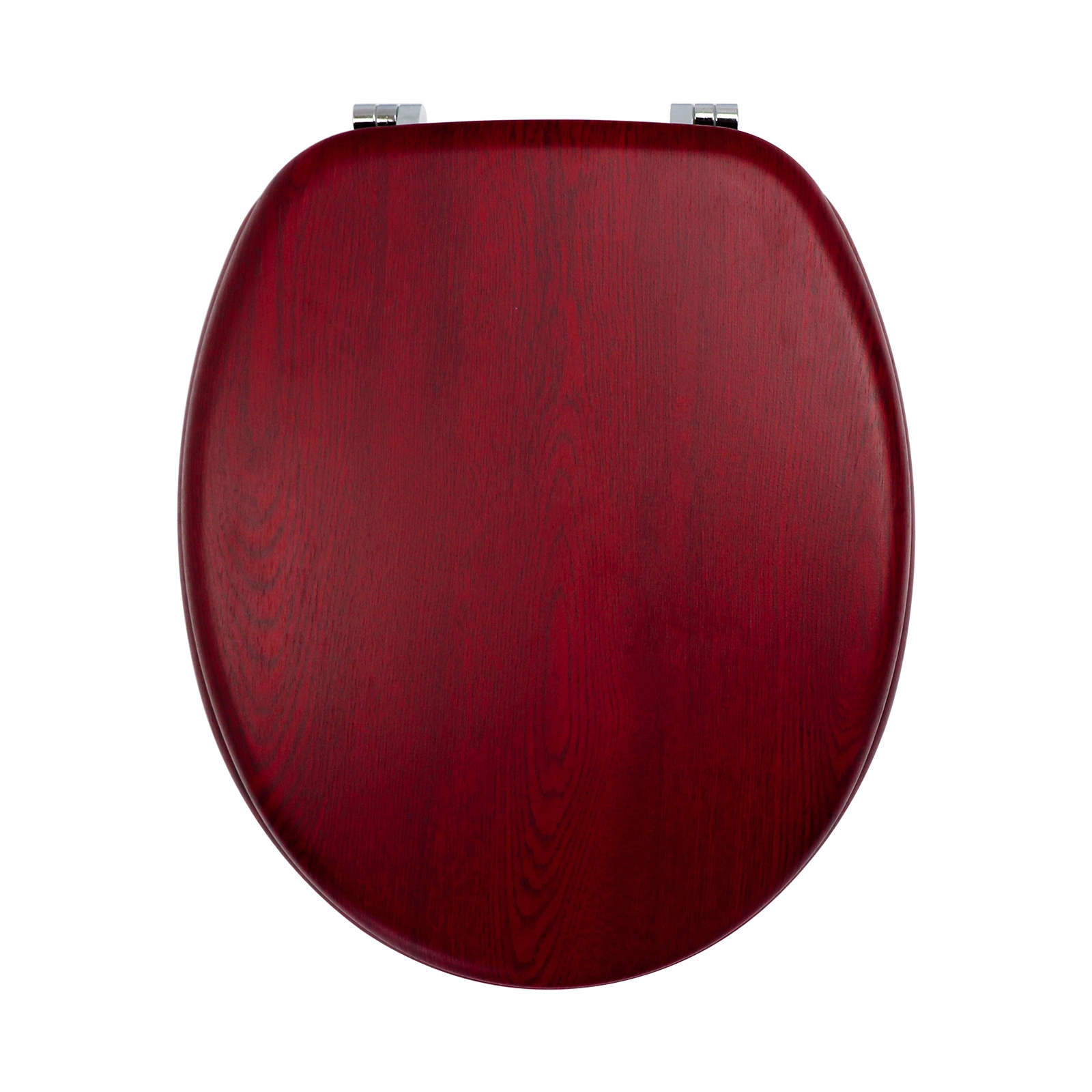 Red oak toilet seat