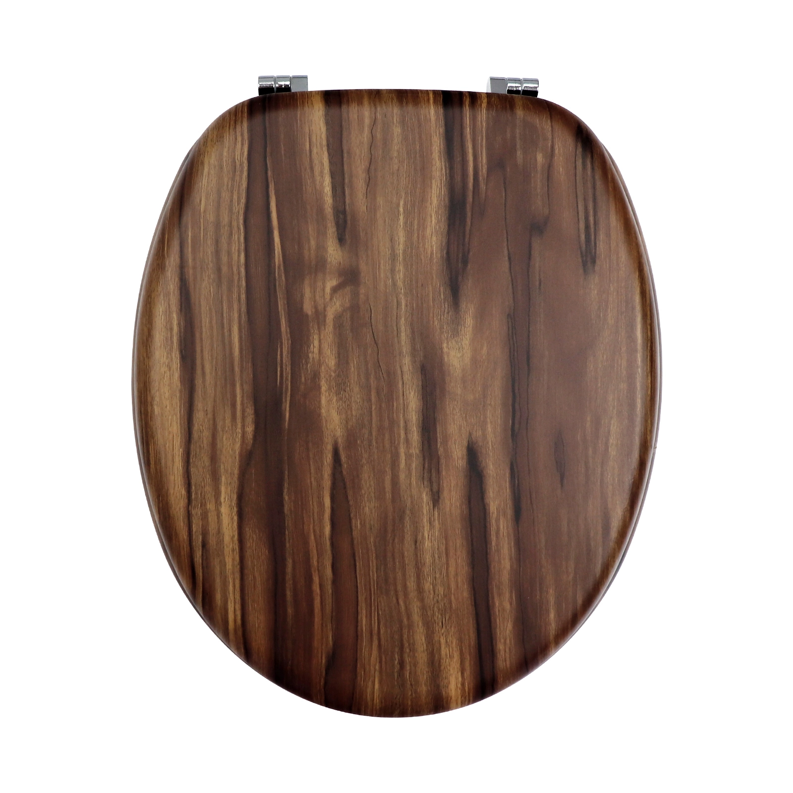 Ebony Wood Veneer MDF Toilet Seat