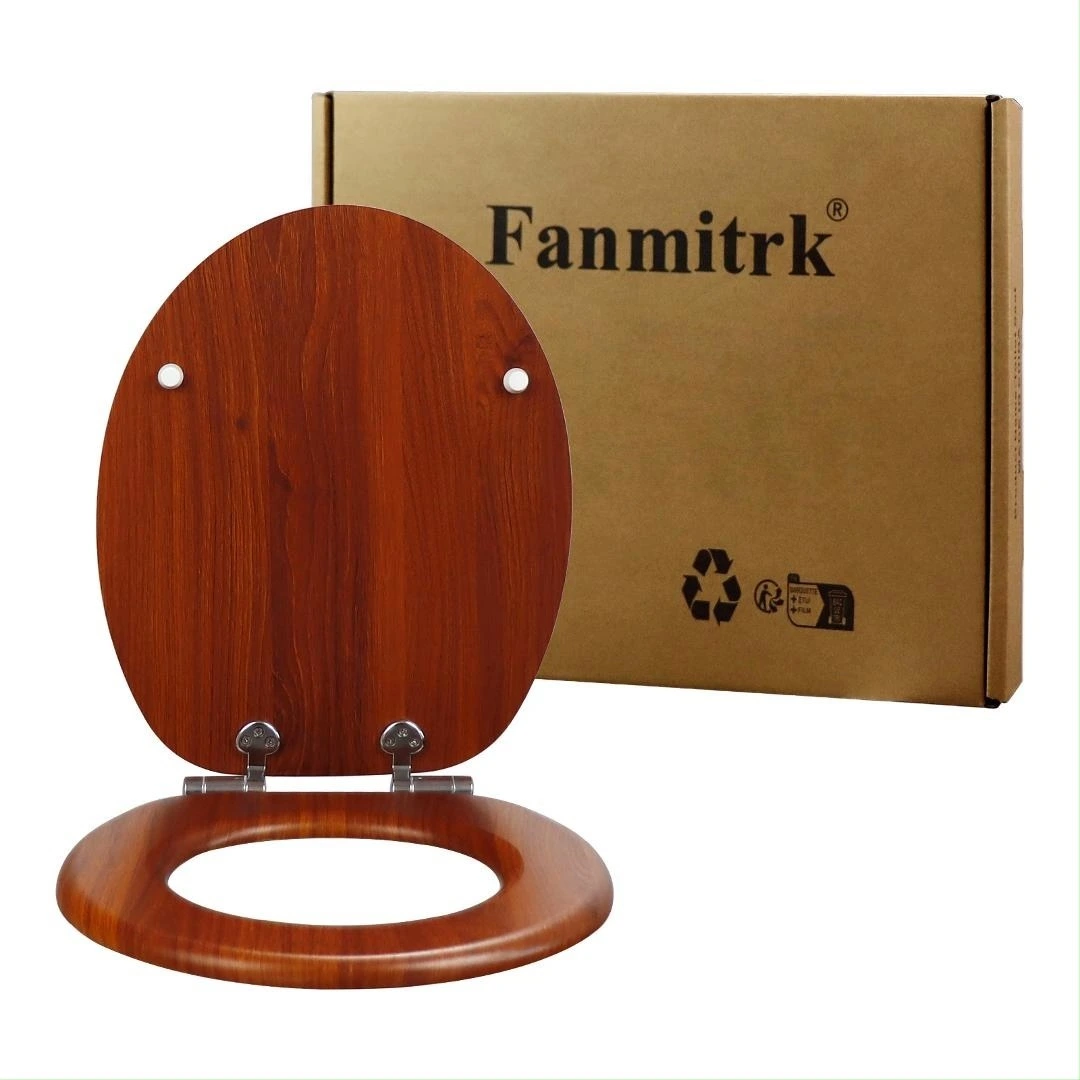 rose wood toilet seat