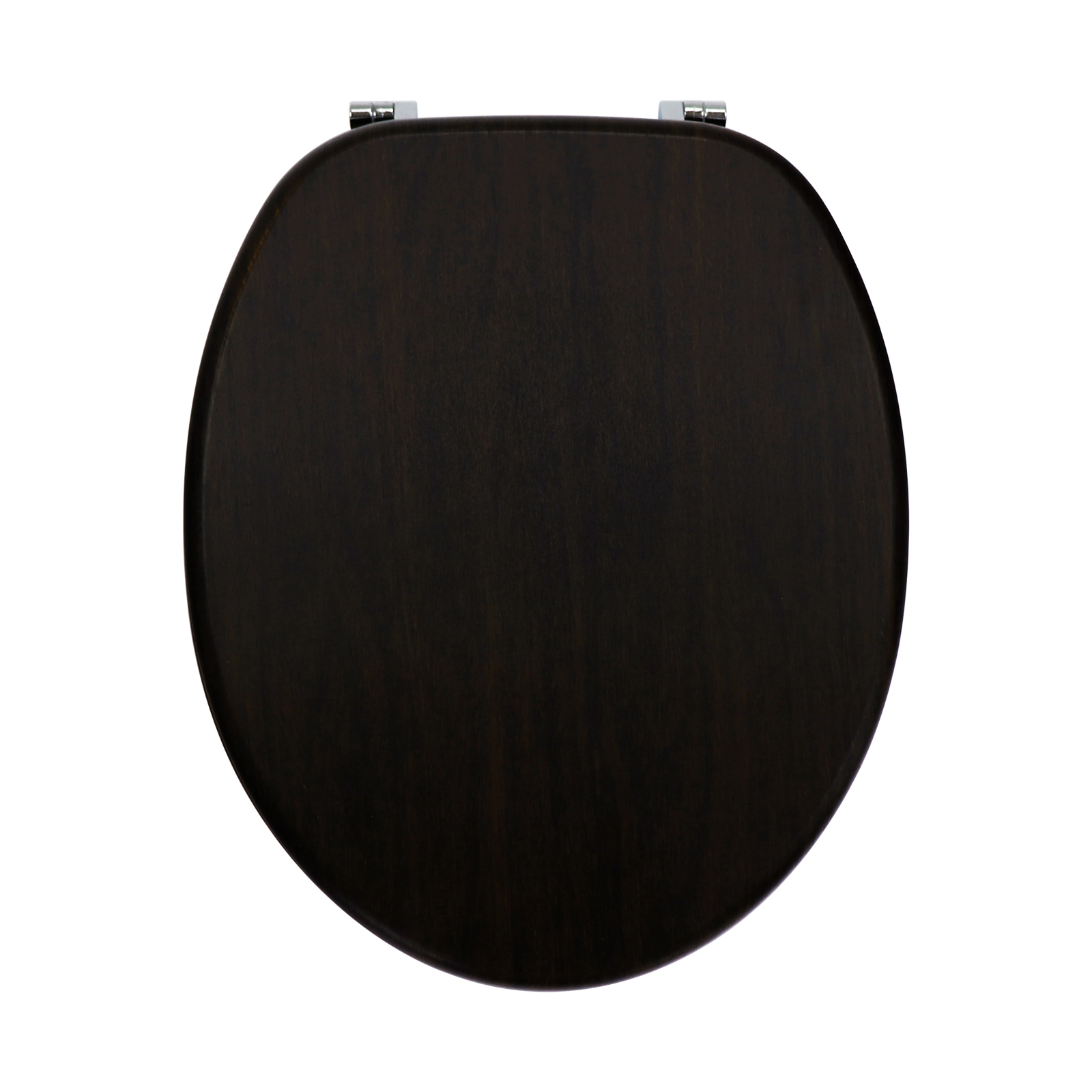 Black walnut veneer toilet seat