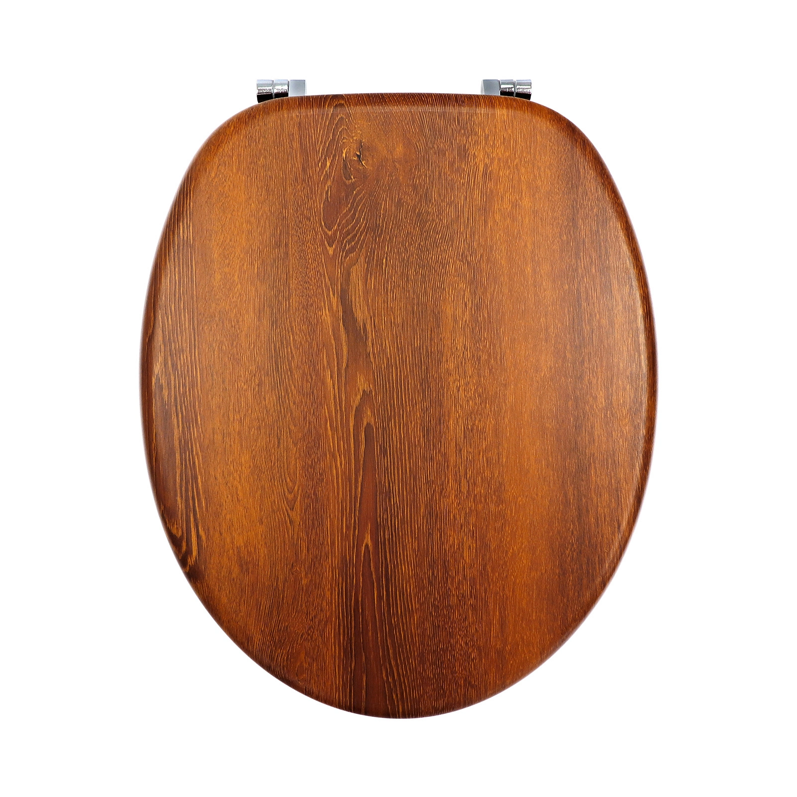 Fanmitrk Brazilian Oak Wood Toilet Seat - 4704-C 1