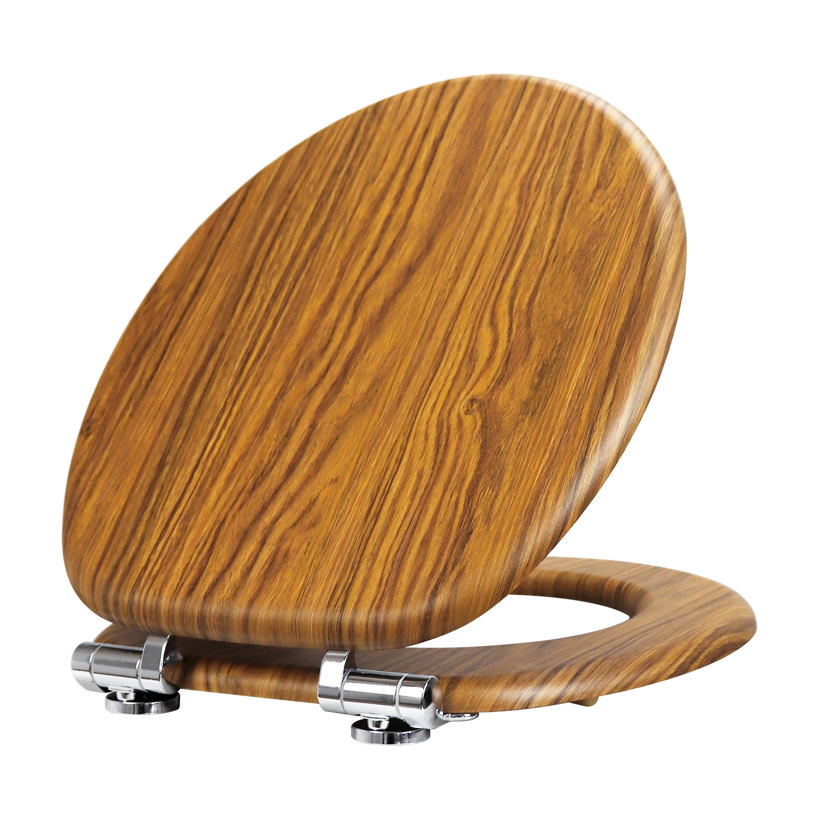 E99-2 Yellow wood grain toilet seat