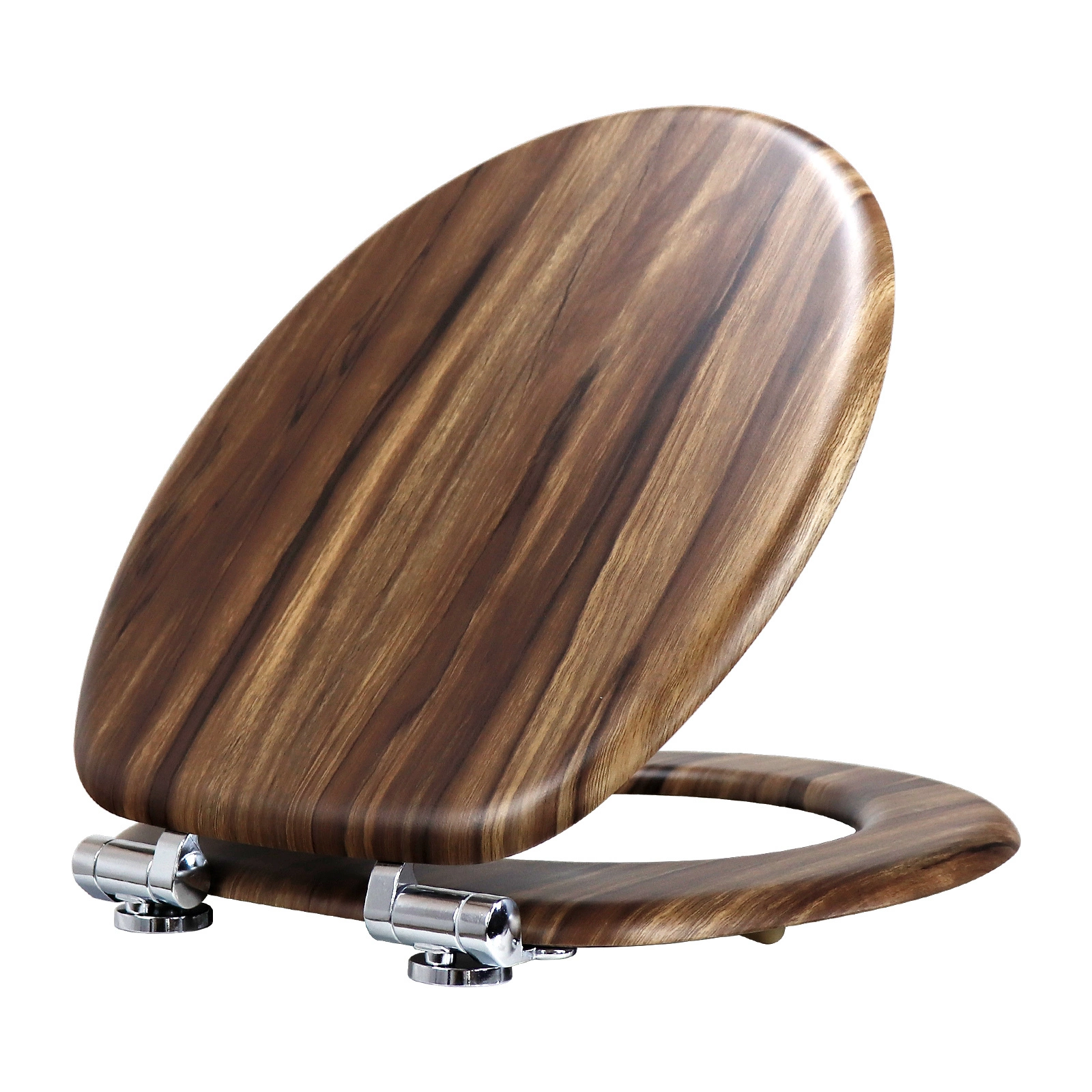 Fanmitrk Black Hole Finish Soft-Close Toilet Seat 8402 1