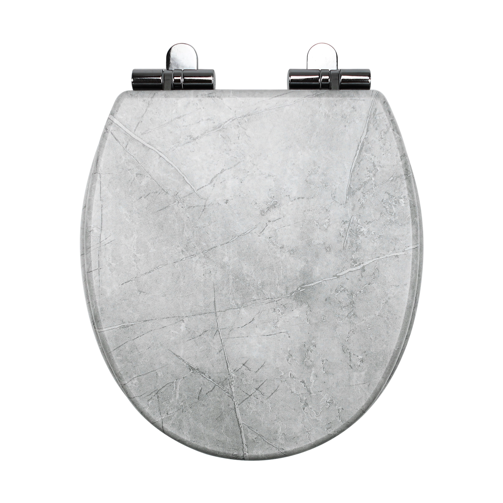 Grey toilet seat